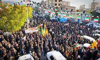 اجتماع پر شور مردم در شهرستان اشتهارد به مناسبت چهلمین روز شهادت امام شهید